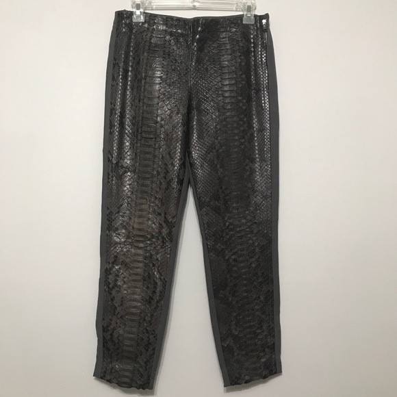 Kaufmanfranco Python-Front Cropped Pants - Picture 4 of 16